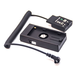 Nikon EN-EL14 Full Decoding Dummy Battery + F970 Battery Sleeve (spring cable) Caruba