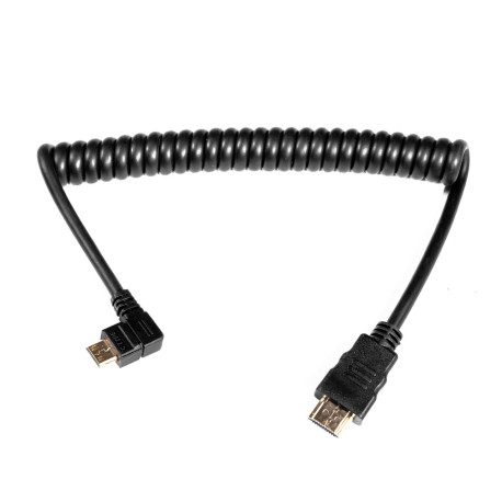 HDMI-MiniHDMI Spring Wire Angled Caruba