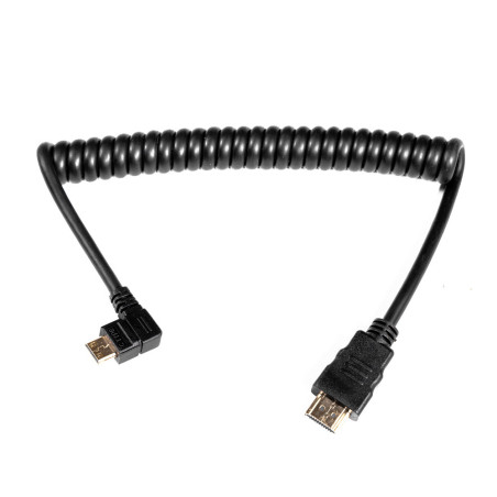 HDMI-MiniHDMI Spring Wire Angled Découvrez le câble HDMI Caruba