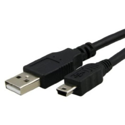 USB 2.0 | A mâle - Mini mâle 5 broches | 2 mètres Découv Caruba