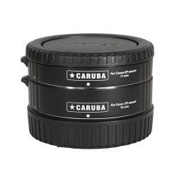 Caruba Extension Tube Set Canon Chrome (Type II) RF-SERIES (pour les caméras Canon RF) Caruba