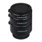 Jeu de tubes d'extension Caruba Pentax Q Chrome Jeu de tubes d'extension Caruba Pentax Q Chrome