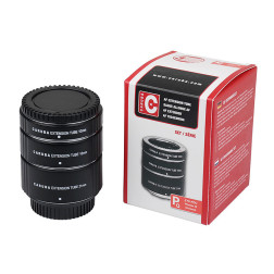 Jeu de tubes d'extension Caruba Pentax Q Chrome Caruba