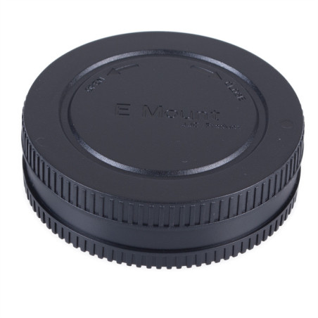 Lentille arrière et capuchon de boîtier Sony NEX E Proté Caruba