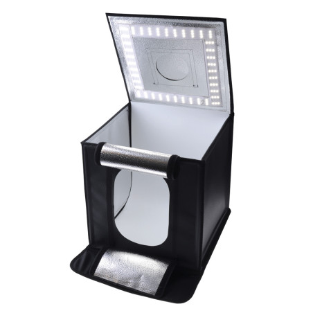 Photocube Portable LED 40x40x40cm Dimmable Découvrez la Caruba