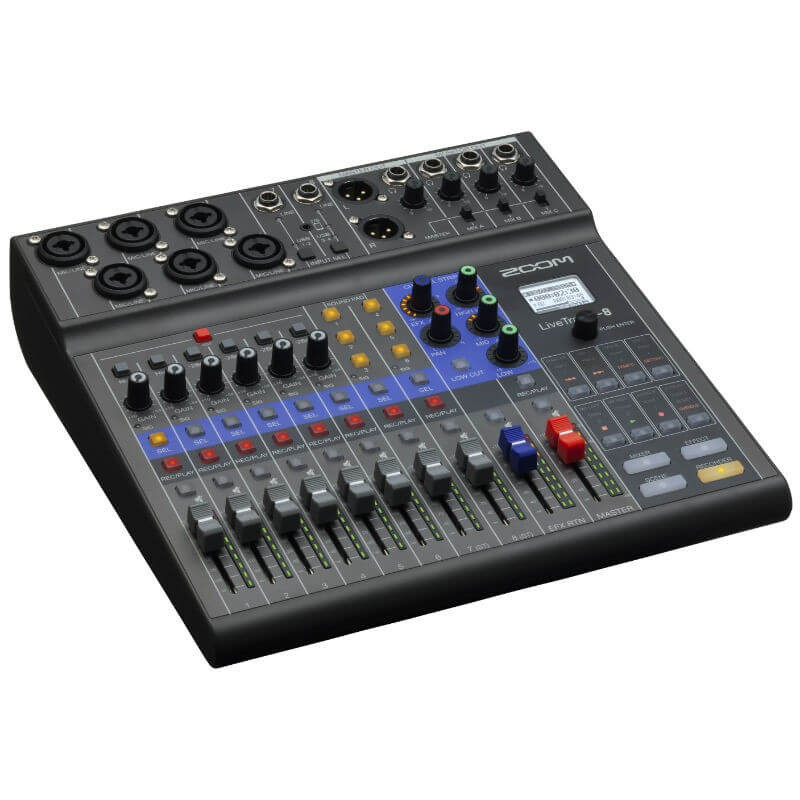 LiveTrack-L8 Console et Rec 8 voies