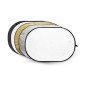 5-en-1 Or, Argent, Noir, Blanc, Transparent - 150 x 200cm 5-en-1 Or, Argent, Noir, Blanc, Transparent - 150 x 200cm