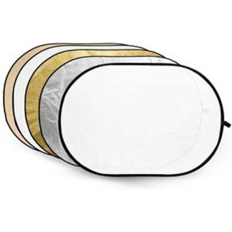5-en-1 Or, Argent, Jaune orangé, Blanc, Transparent - 150 x 200 cm Caruba