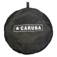 Toile de Fond Pliable Coton Noir/Blanc 150x200cm Caruba