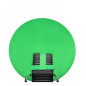 Chaise avec écran vert chromakey Chaise avec écran vert chromakey