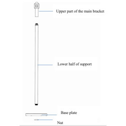 Colonne de support pour cameras Sense Thunder-E et Thund