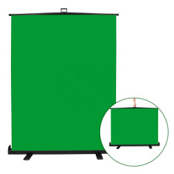 Rollup Greenscreen 155x205cm Découvrez le Fond Vert Enro Caruba