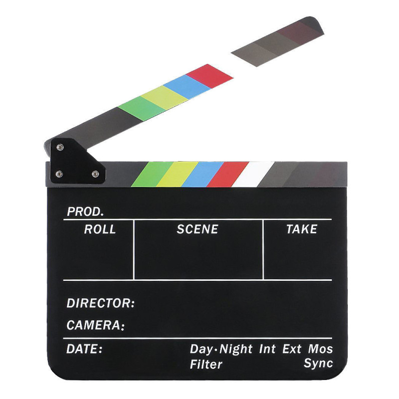 Clap Professionnel Noir (Craie) Clap Professionnel Noir (Craie)
