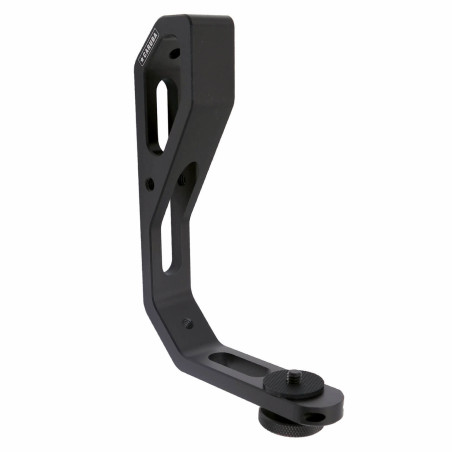 Gimbal L bracket with 3 hot shoe mount+1/4 Screw Caruba