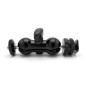 Dual Ball Head Bracket (coldshoe + 1/4 ''F to 1/4 ''M) Dual Ball Head Bracket (coldshoe + 1/4 ''F to 1/4 ''M)