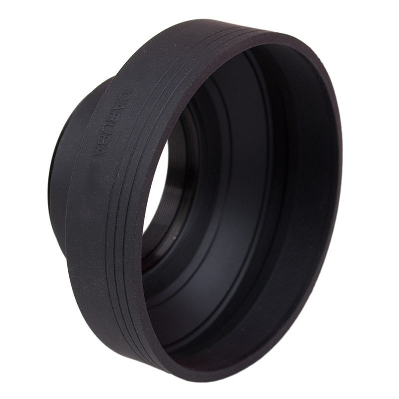 Pare-soleil en caoutchouc Caruba 3en1 43mm Pare-soleil en caoutchouc Caruba 3en1 43mm