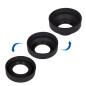 Pare-soleil en caoutchouc Caruba 3en1 43mm Pare-soleil en caoutchouc Caruba 3en1 43mm