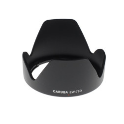 EW-78D Noir Protégez votre objectif avec le pare-soleil Caruba