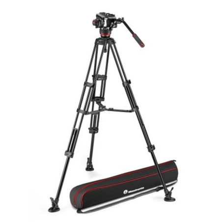 MVK504XTWINMA Rotule Video Fluide Trepied double extensi