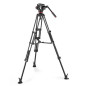 504X Rotule Vidéo Fluide et Trépied à Double Tube Aluminium