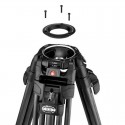 MVTTWINFC Trépied  645 Fast double tube Carbone Manfrotto