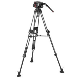 MVK509TWINFC Rotule video 509 Trepied Fast Twin 645 Carbone Manfrotto