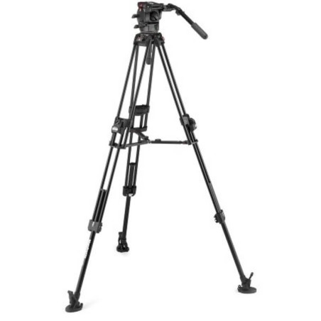 MVK526TWINFA Rotule vidéo Manfrotto 526 Pro et trépied Fast Twin 645 Alu Manfrotto