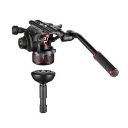 MVK612TWINFA Nitrotech 612 trepied Fast Twin 645 Alu Manfrotto
