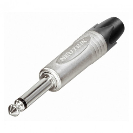 NP2X - Jack 2 pôles ,connecteur mâle 6.3mm Jack 2 pôles Neutrik