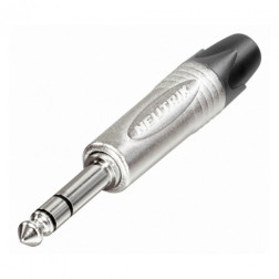 NP3X - Jack 6.3mm, 3 pôles, connecteur mâle Jack 6.3mm, Neutrik