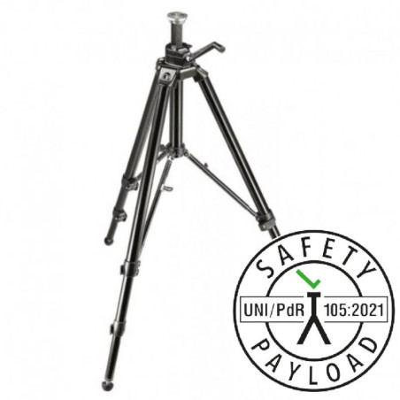 475B Trepied pro avec cremaillere Manfrotto