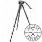 509HD,536K Trepied reportage carbone grande hauteur 509HD,536K Trepied reportage carbone grande hauteur