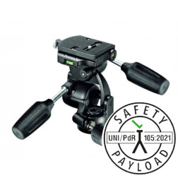 808RC4 Rotule 3D charge max 12kg Manfrotto