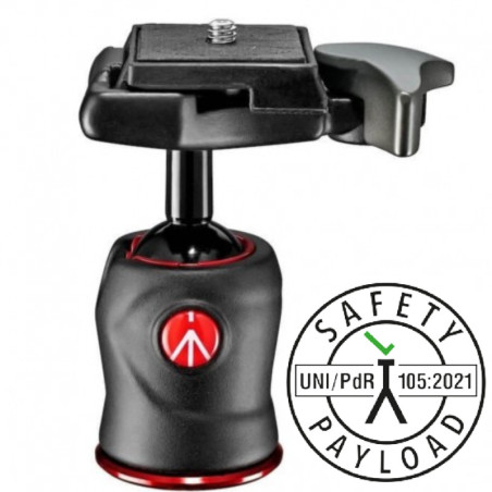 MH490-BH Rotule ball plateau 200LT-PL charge max 4kg Rot Manfrotto