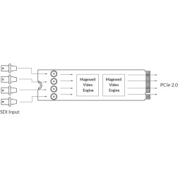 Eco Capture quad SDI M.2 Magewell