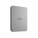 6,4cm(2,5") 2TB Mobile Drive USB-C Moon Silver LaCie