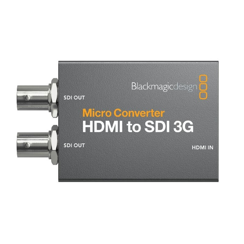Micro Converter HDMI vers SDI 3G sans alim secteur Blackmagic Design Micro Converter HDMI vers SDI 3G sans alim secteur Blackmagic Design