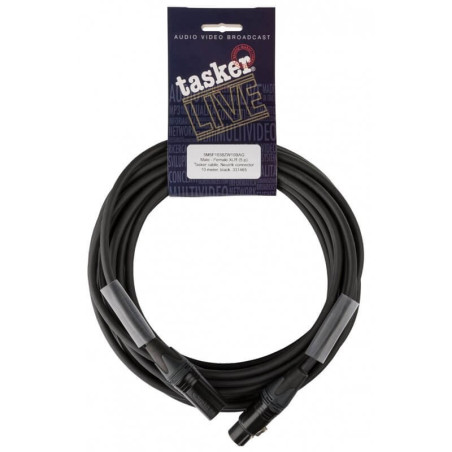 B01410- Câble DMX XLR 5 10 m Câble DMX 10m avec Neutrik Audiophony