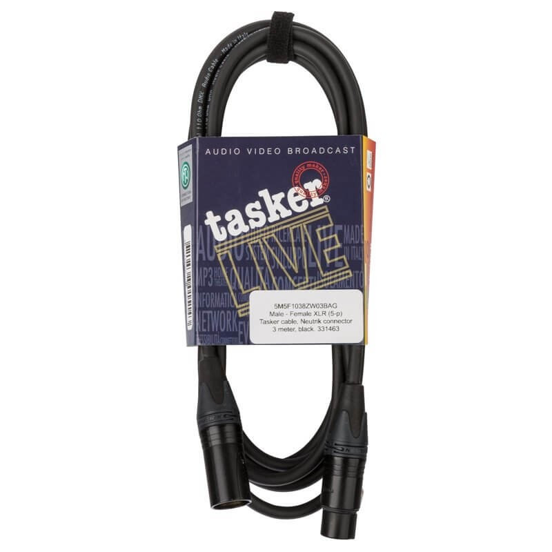 B01408- Câble DMX XLR 5 3m