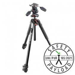 MK190XPRO3-3W  190 Kit trépied 190, Kit Trépied 3 sectio Manfrotto