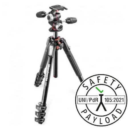 MK190XPRO4-3W 190 Kit Trépied 190, Kit Trépied 3 section Manfrotto