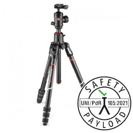 MKBFRC4GTXP-BH Kit Trépied Befree GT XPRO carbone noir B Manfrotto