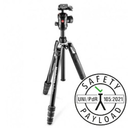 MKBFRTA4GT-BH Kit Trépied Befree GT aluminium noir Manfrotto