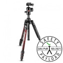 MKBFRTC4-BH Kit Trépied Befree Advanced carbone noir Manfrotto