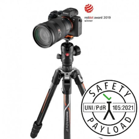 Kit Trépied Befree GT carbone pour Sony Alpha Manfrotto