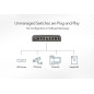 NETGEAR Switch Ethernet PoE+ 8 Ports RJ45 Gigabit (10/100/1000) , switch RJ45 avec 8 Ports PoE+ 60W