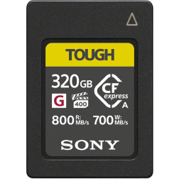 CEA-G320T CFEXPRESS SERIE G TYPE A 320GB R800/W700 Carte Sony