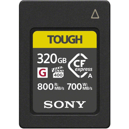 CEA-G320T CFEXPRESS SERIE G TYPE A 320GB R800/W700 Carte Sony
