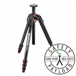 Trépied 4 sections 190go Trépied 4 sections carbone avec Manfrotto