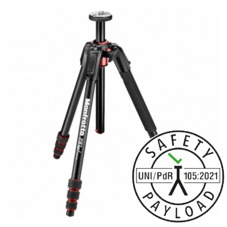 Trépied 4 sections 190go Trépied 4 sections carbone avec Manfrotto